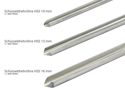 STUBAI HSS Drechselwerkzeug SET "SCHÜSSEL" 3-teilig DZST-SCH
